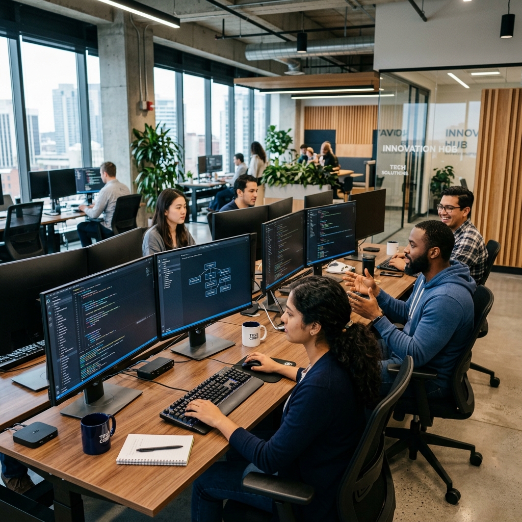 Global IT services and consulting team delivering enterprise technology solutions